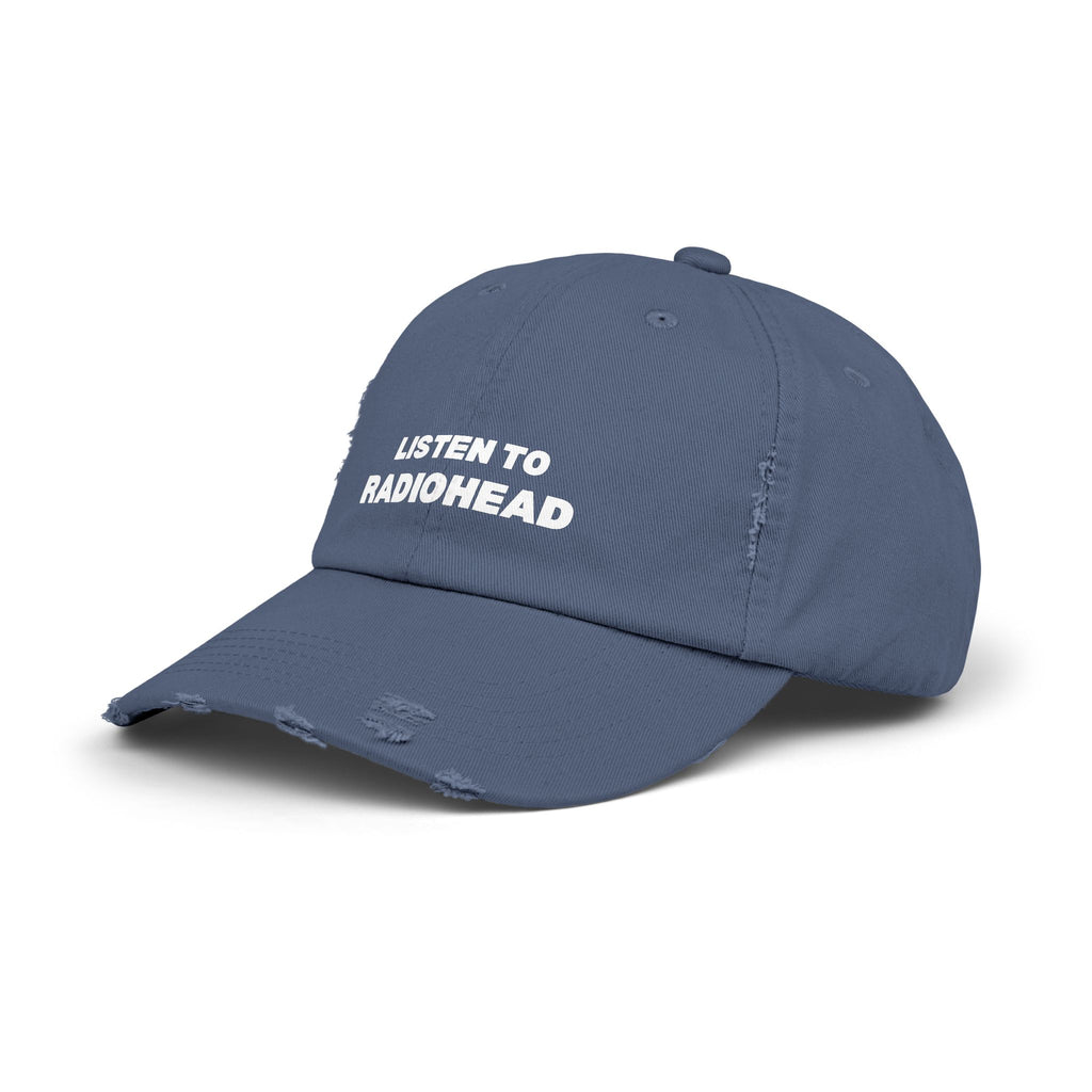 Listen to Radiohead Distressed Hat