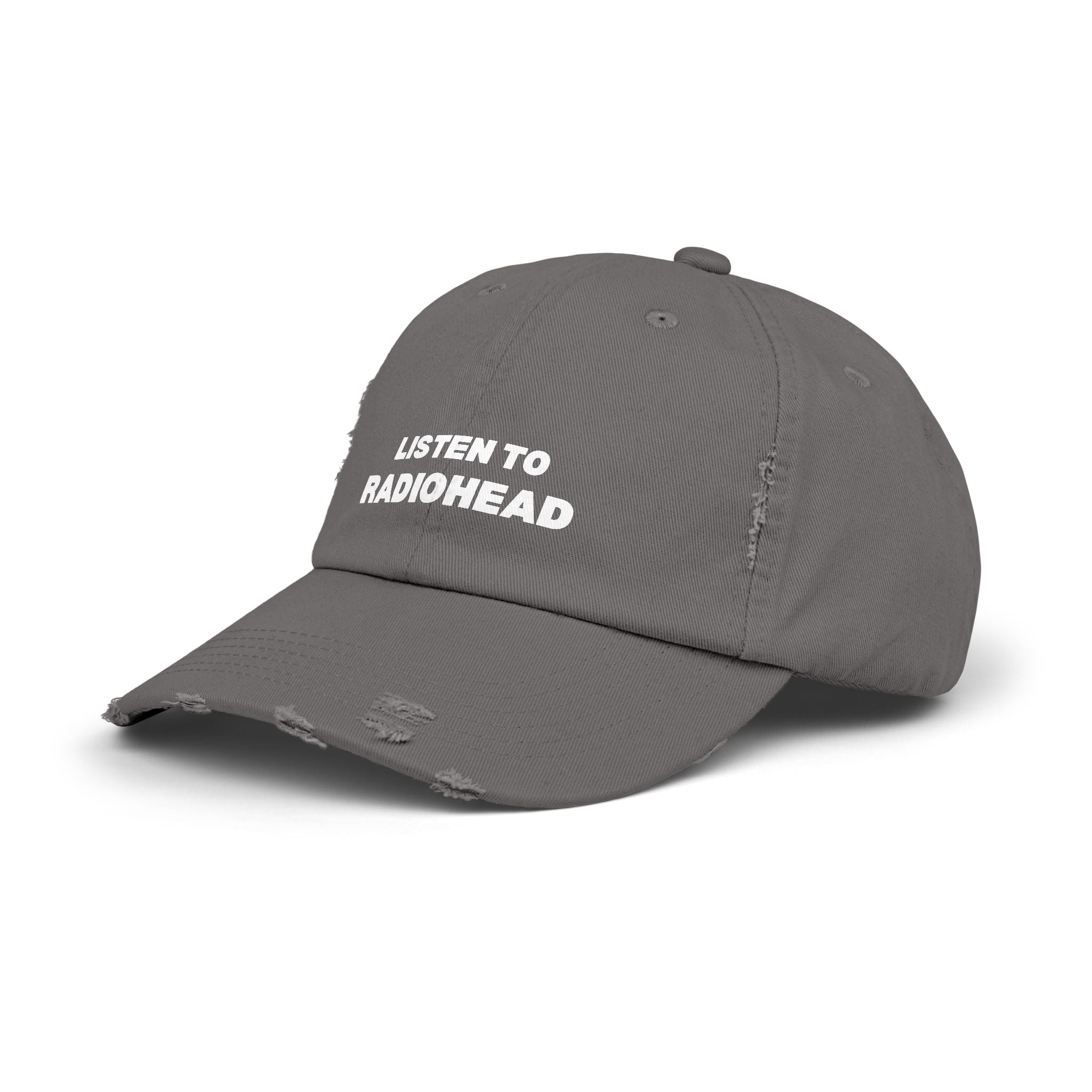 Listen to Radiohead Distressed Hat