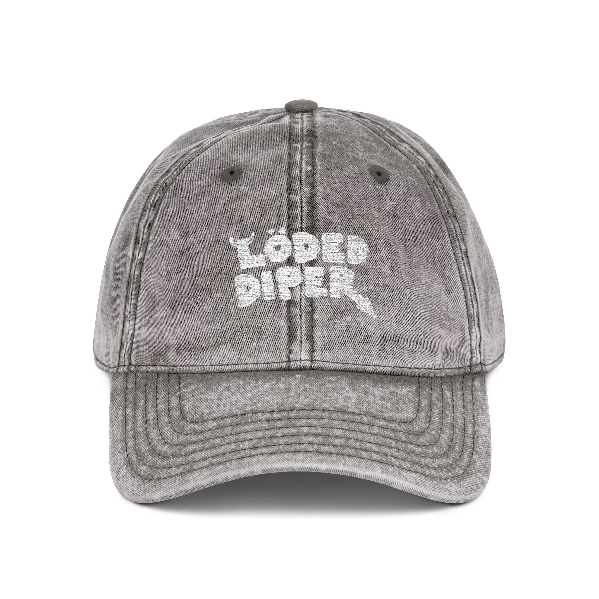 Löded Diper Embroidered Vintage Hat