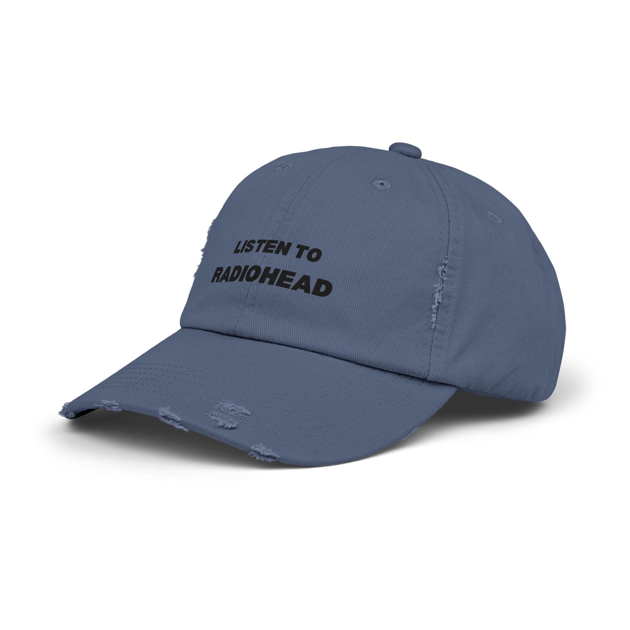 Listen to Radiohead Distressed Hat