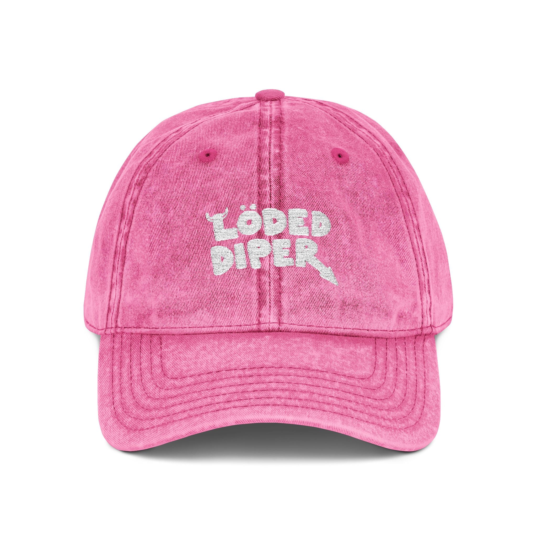 Löded Diper Embroidered Vintage Hat