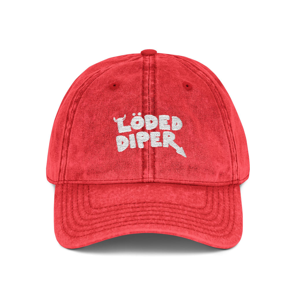 Löded Diper Embroidered Vintage Hat