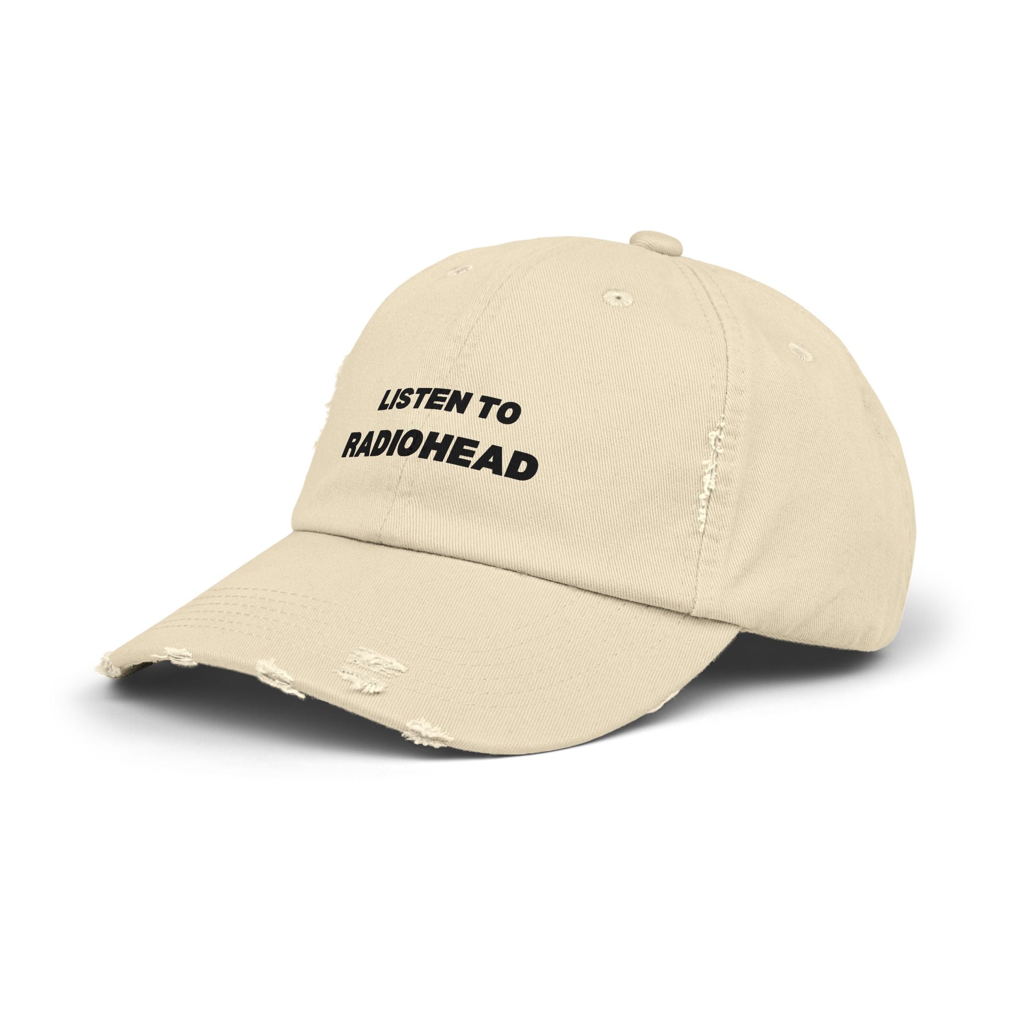 Listen to Radiohead Distressed Hat