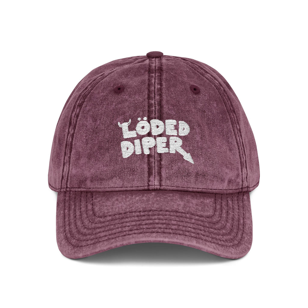 Löded Diper Embroidered Vintage Hat