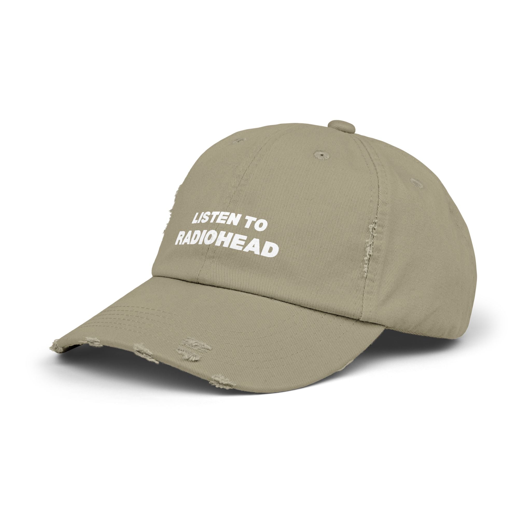 Listen to Radiohead Distressed Hat