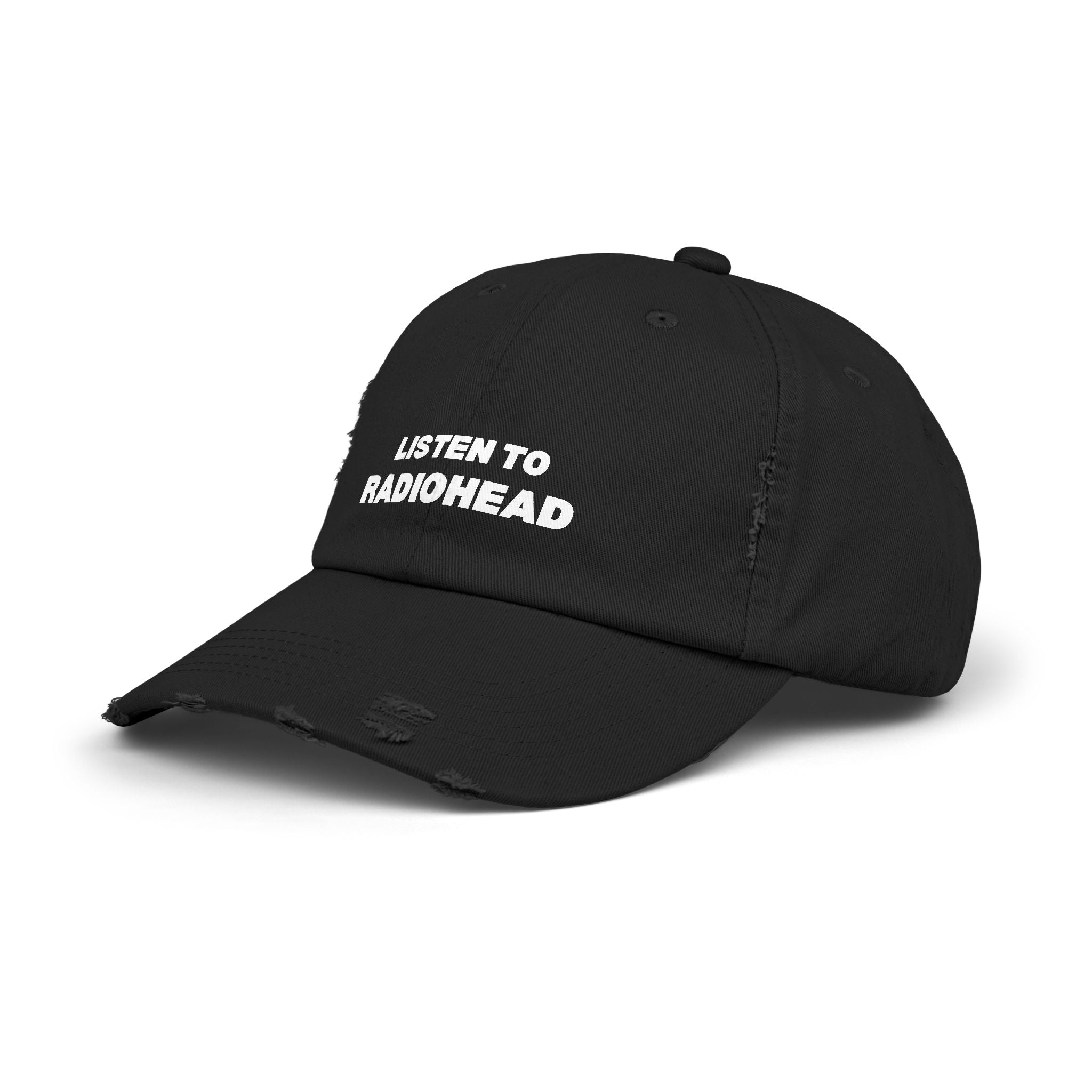 Listen to Radiohead Distressed Hat