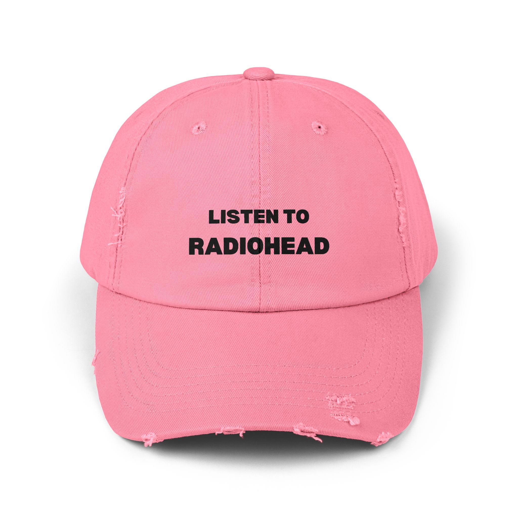 Listen to Radiohead Distressed Hat