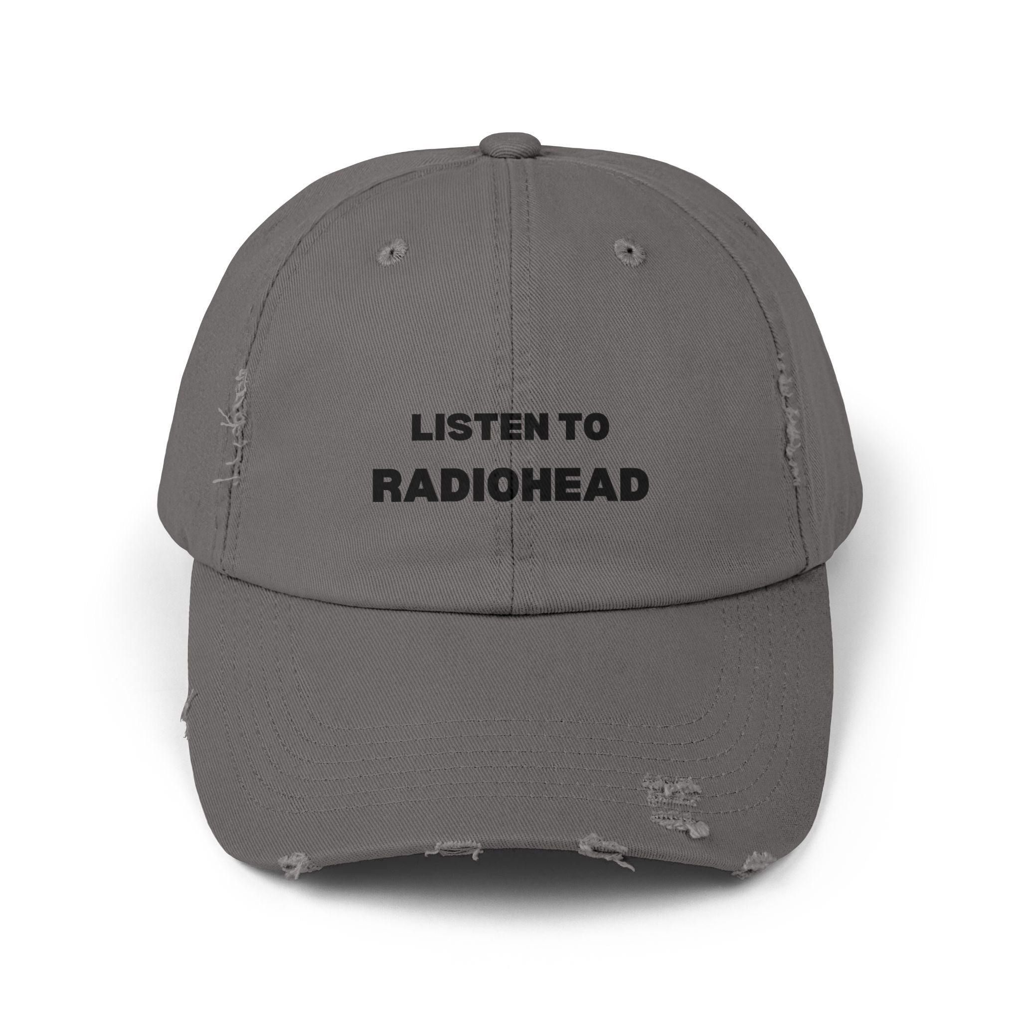 Listen to Radiohead Distressed Hat