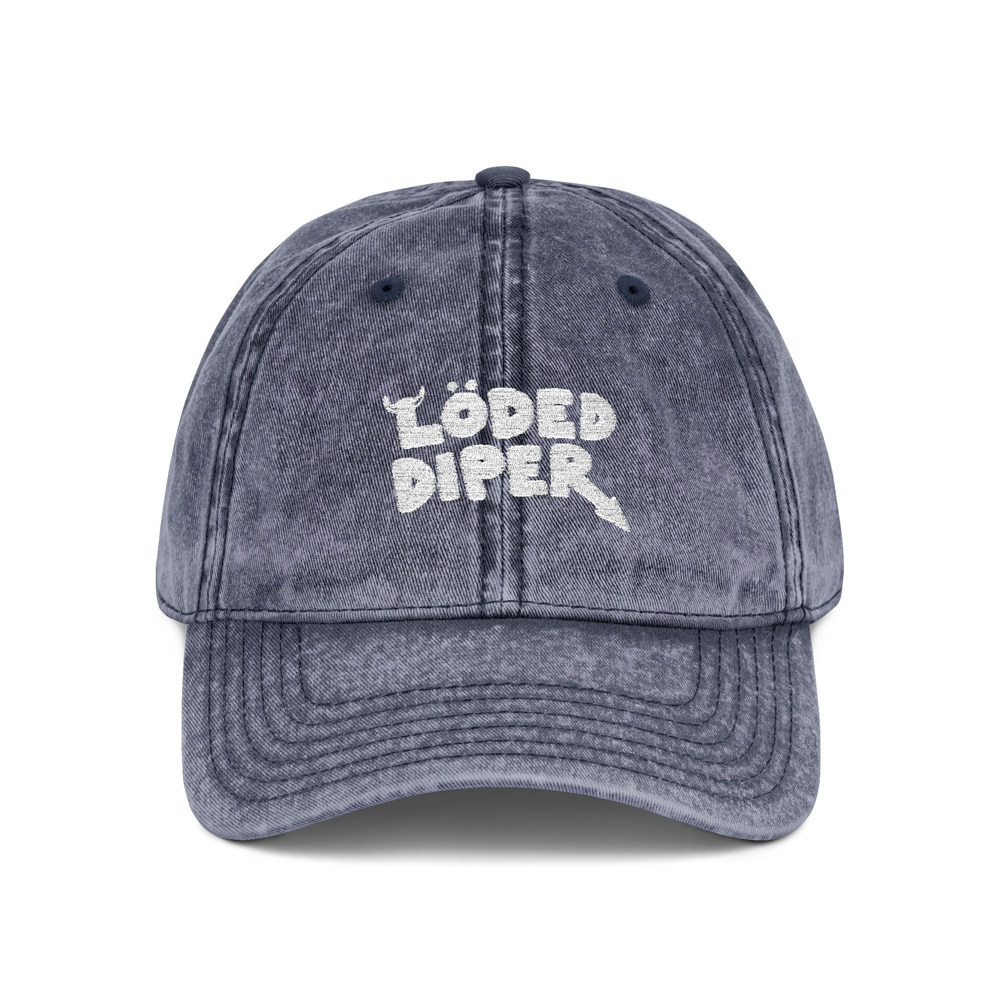 Löded Diper Embroidered Vintage Hat